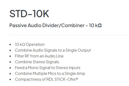 RDL STD10k, 2 x ST-DA3, Power supplies