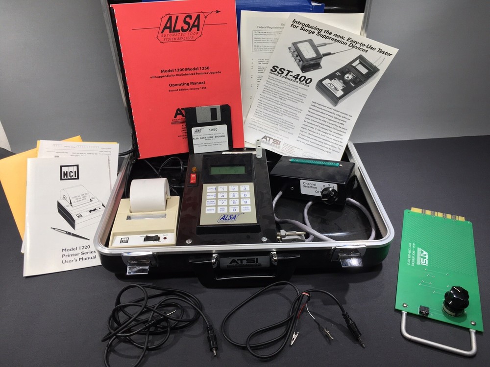 ALSA Automated Loop System Analyzer 1250 ATSI SST-400 Surge Supression 1200-028