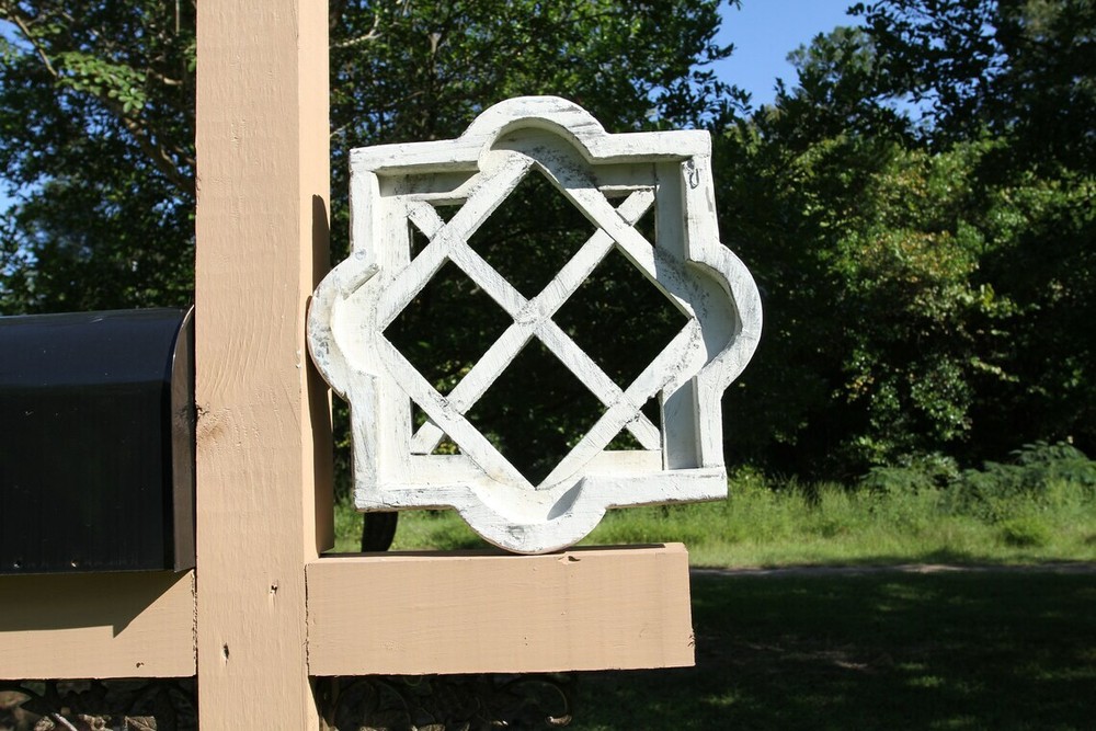 Cottage Inspired Window Wall Decor For Craft Projects, 15 inch, Rosetta