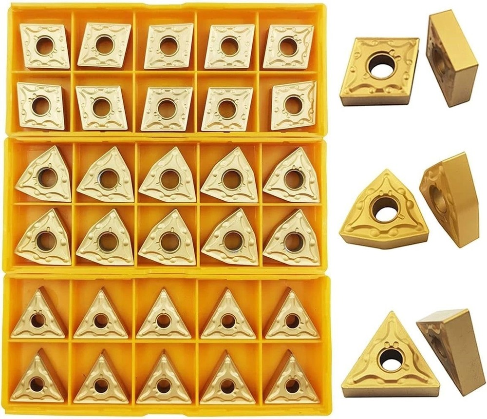 5/8" Carbide Lathe Tool Set with 36 Inserts for Versatile Machining