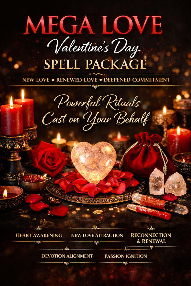 Mega Love Valentine’s Day Spell Package