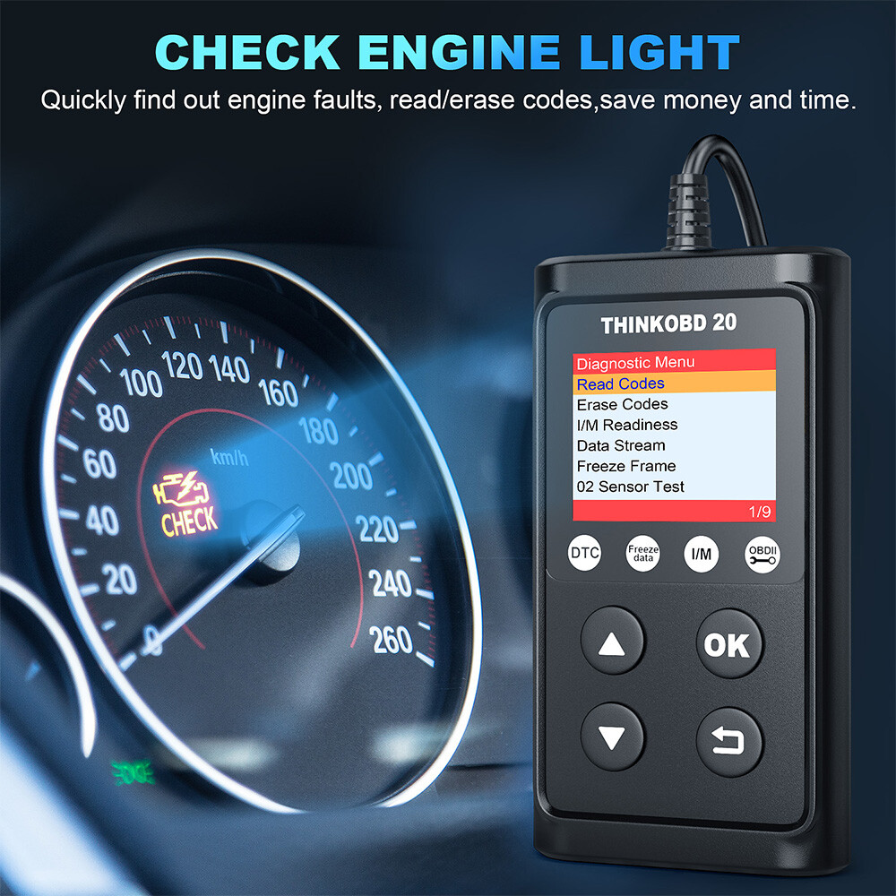 Automotive OBD2 Scanner OBD Code Reader Car Diagnostic Tool Check Engine Fault