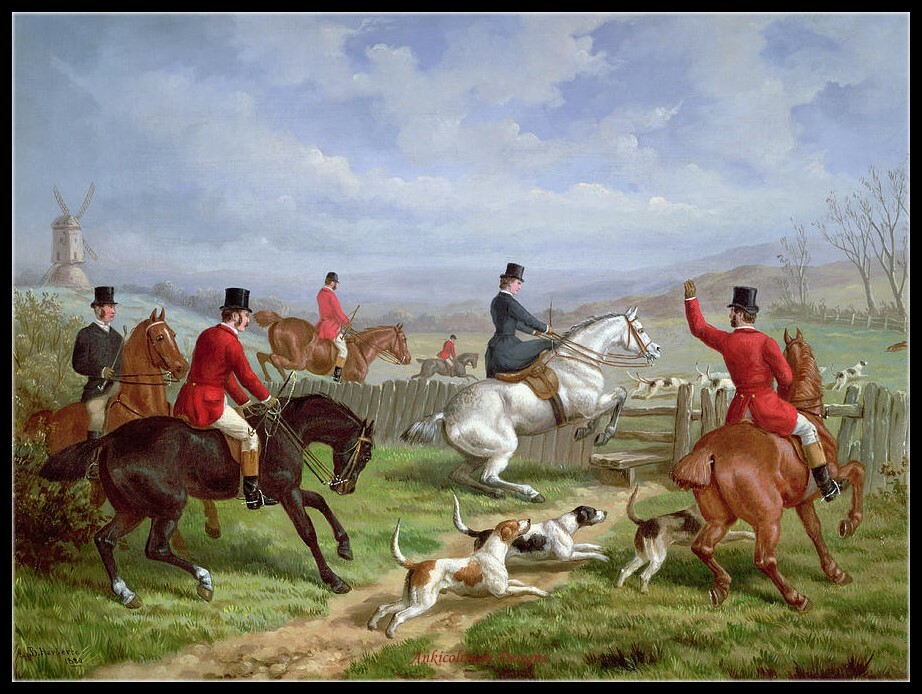 Chart Needlework DIY - Counted Cross Stitch Patterns - Over the Fence