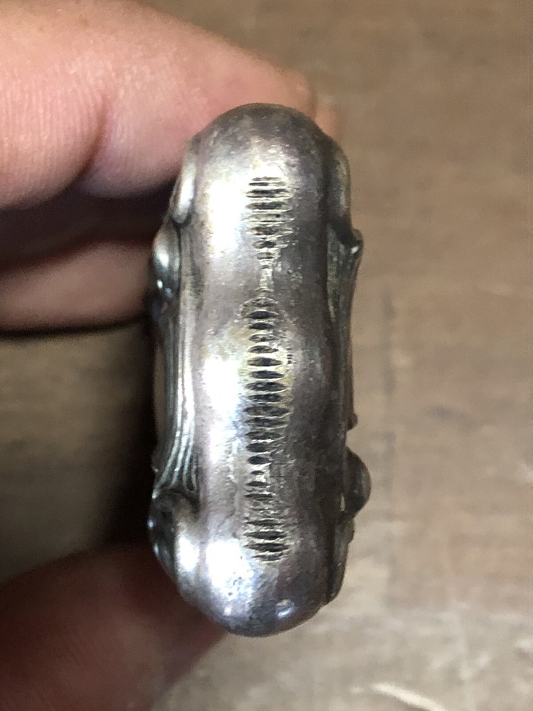 Antique Silver Match Safe Vesta Case
