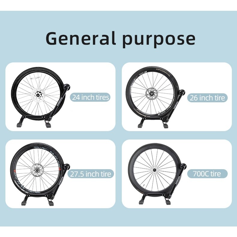 ROCKBROS Foldable Bike Parking Stand 20-29" Carbon Steel Floor Stand Rack