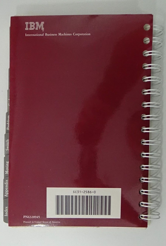 1985 IBM Proprinter Guide to Operations Spiral Binder #08