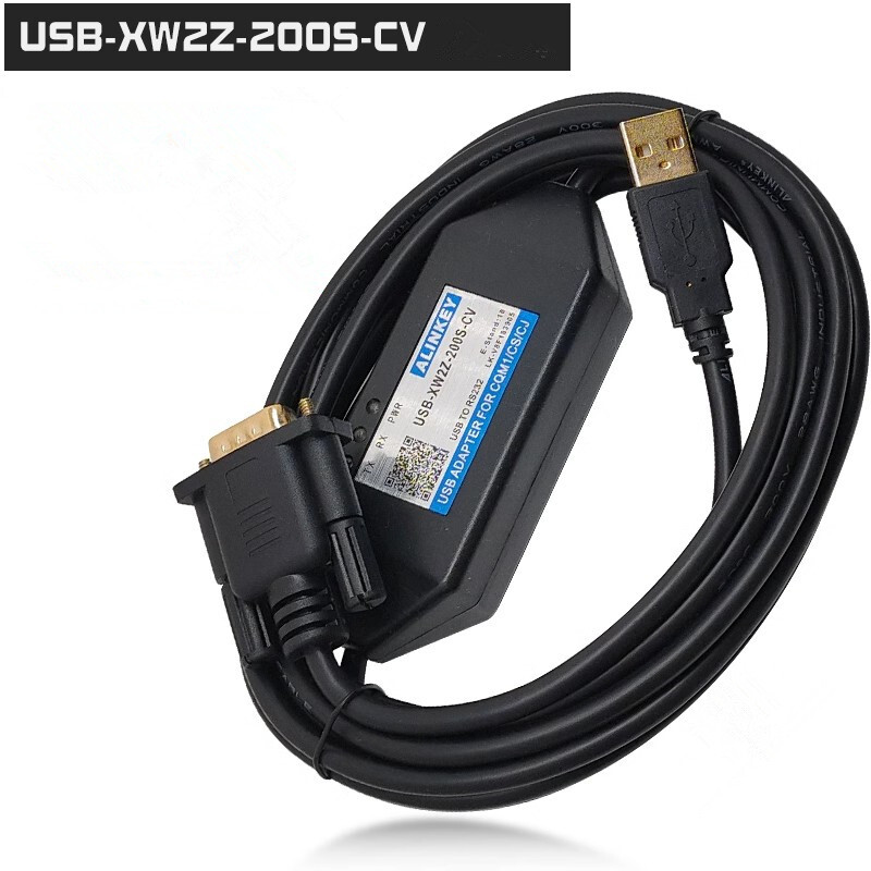 PLC programming cable for Omron PLC CS CQM1 C200HE USB-XW2Z-200S-CV.