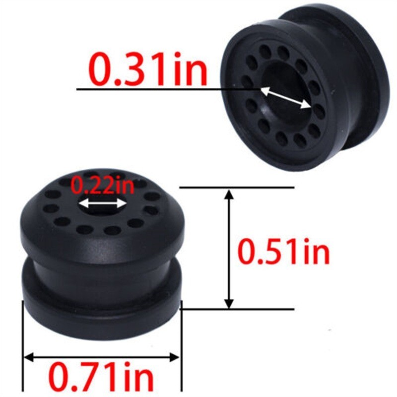 4 Sets For Dodge RAM 3500 2014-2018 Transfer Case Shift Linkage Bushing Grommet