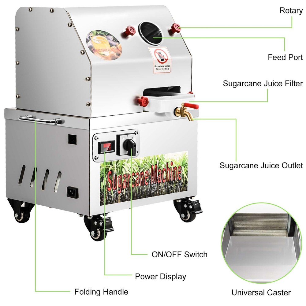 Commercial Sugar Cane Juicer Press Machine Celery Juicing Machine Squeezer