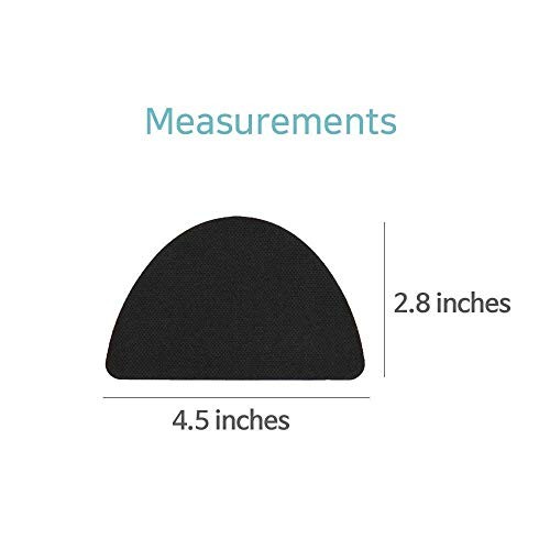 Shoe Toebox Toeburst Blowout Hole Prevention Insert/Patch () Black