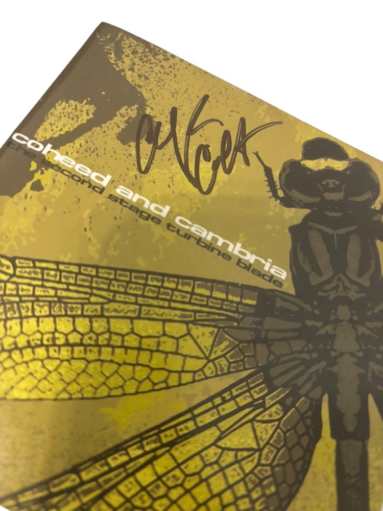 CLAUDIO SANCHEZ COHEED & CAMBRIA SIGNED AUTOGRAPH SECOND STAGE FRAMED CD JSA COA
