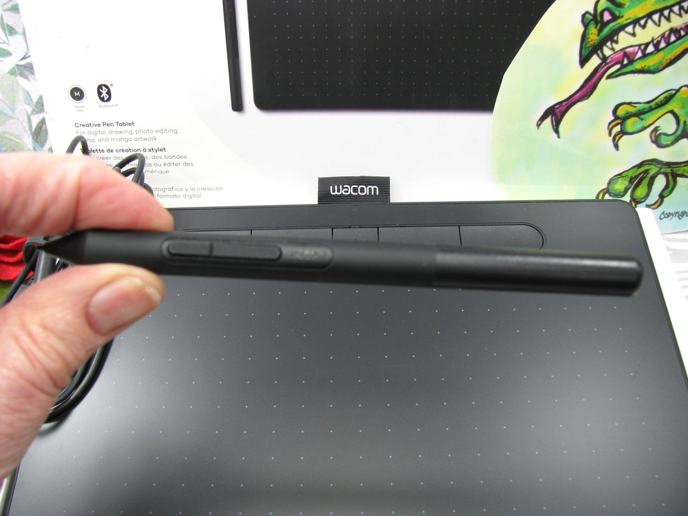 WACOM INTUOS CTL-6100WL, M Wireless Bluetooth/ USB Graphics Drawing Pad, PC/ Mac