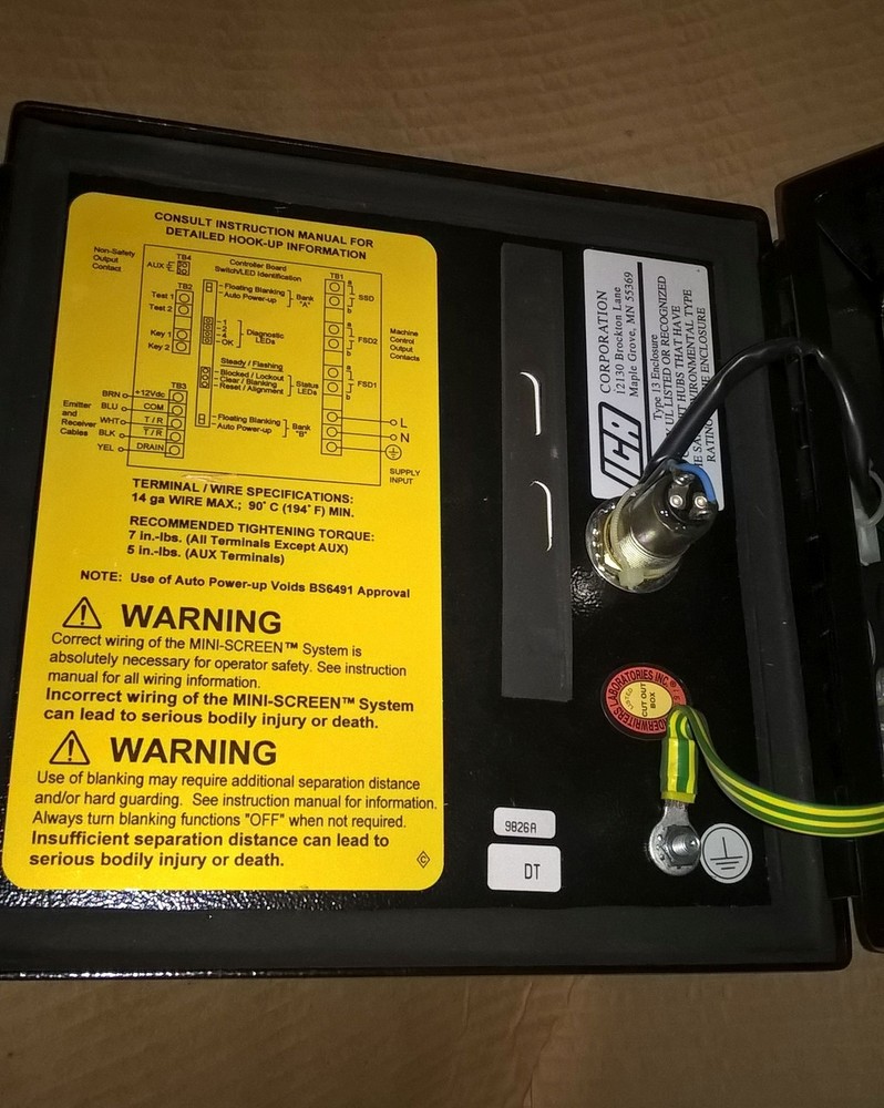 BANNER MSCA-1 MINI-SCREEN CONTROLLER BOX -USED