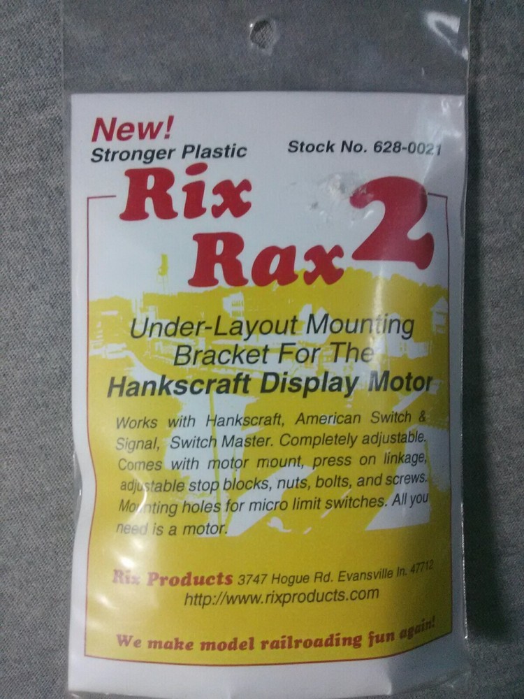 Rix Rax 2 Under-Layout Mounting Bracket for Hankscraft Display Motor 628-0021~TS