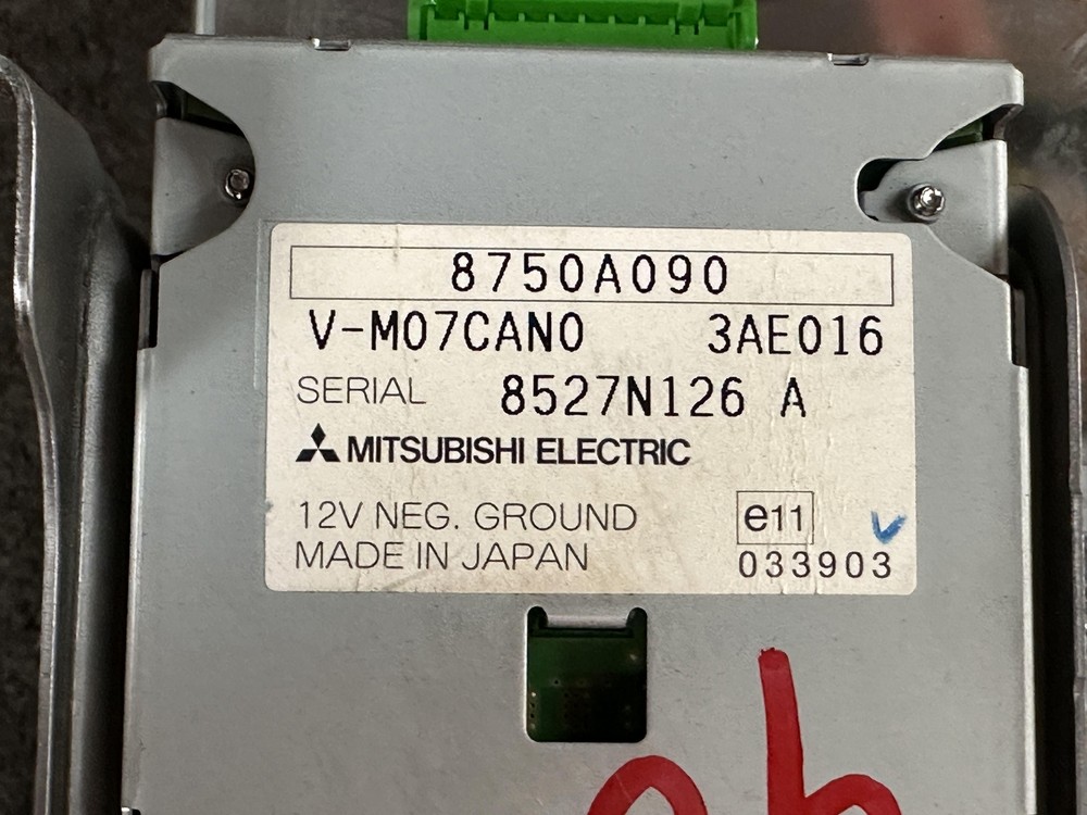 09-10 LANCER DISPLAY AUDIO NAVIGATION MULTI COMMUNICATION SCREEN 8750A183