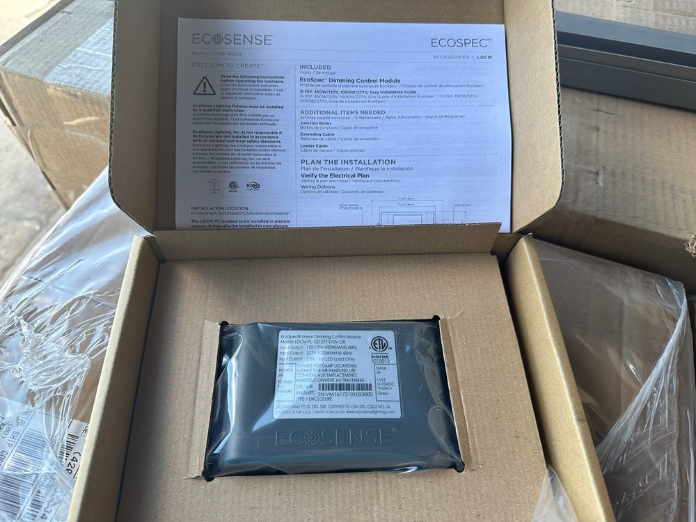 ⚡️ECOSENSE (LDCM-PL-120-277-010V-GR) Linear Dimming Control Module⚡️