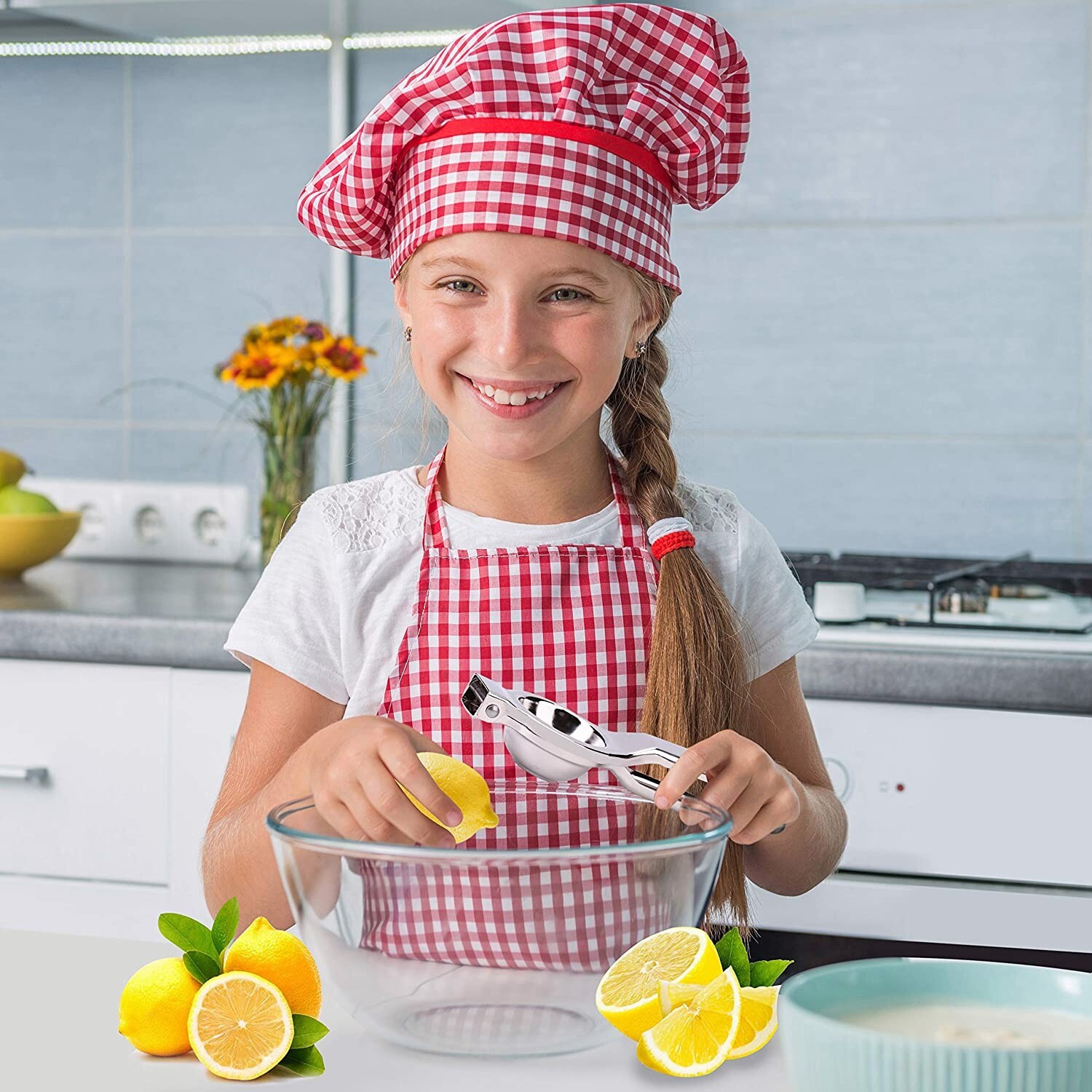 Stainless Steel Kitchen & Bar Lemon Orange Lime Squeezer Juicer Hand Press Tool