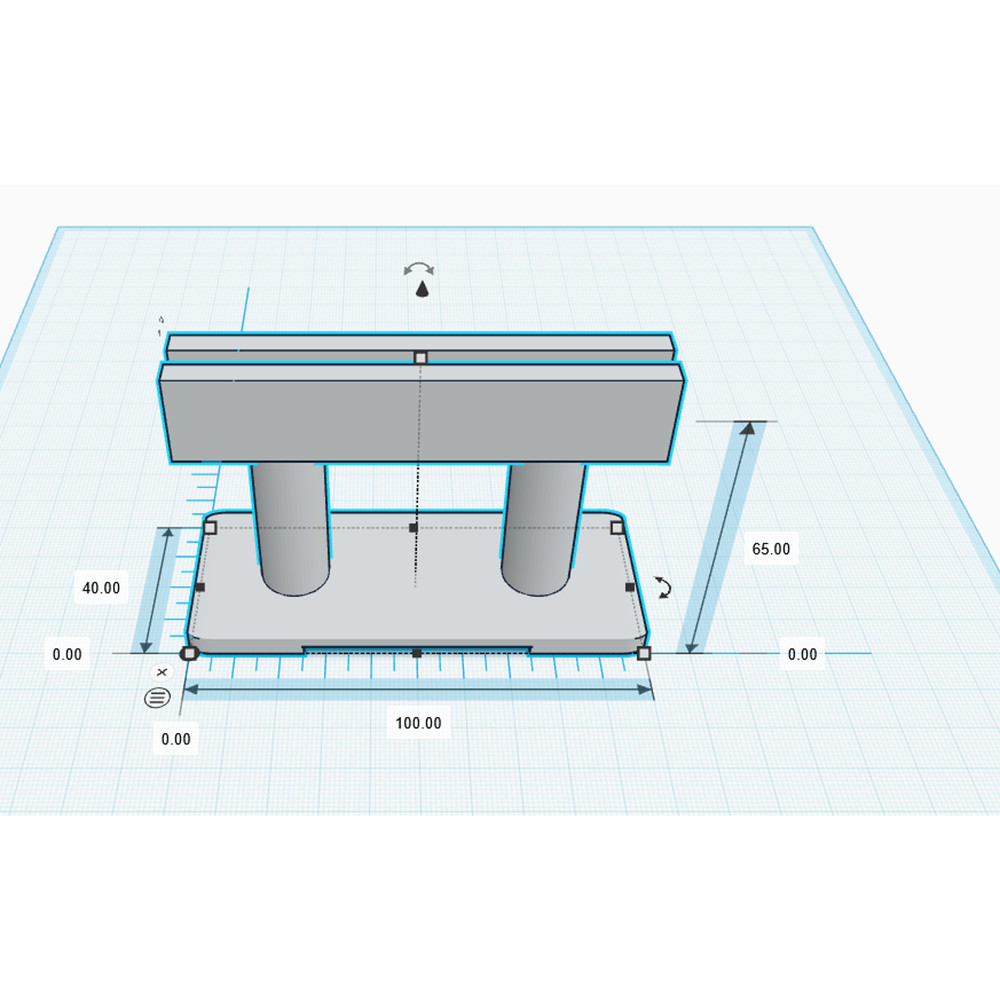 Aquarium Flat Surface Light Risers Single Level Notched Base for Tanks with Lids