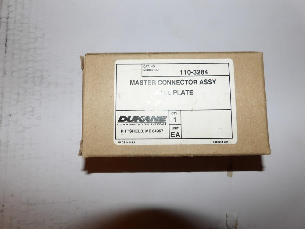 Ducane Master Connector Assembly Wall Plate 110-3284