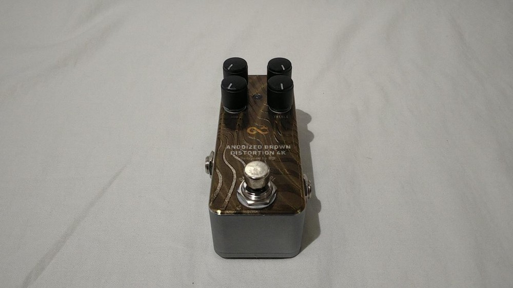 ONE CONTROL ANODIZED BROWN DISTORTION 4K EFFECTOR 395056