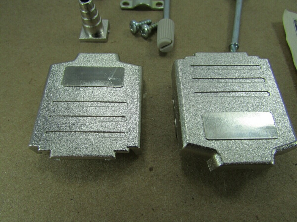 2 KAPA D-Sub Computer Cable Connector Shell Kits 9-P With Screws, Posts, Clamps