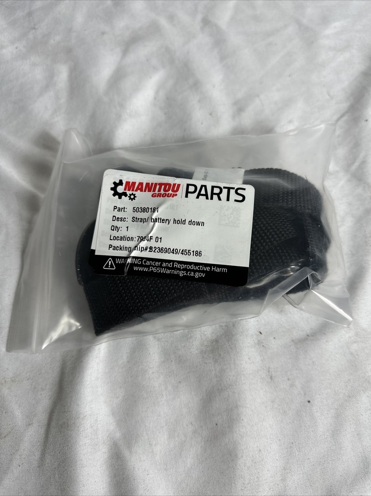 Gehl Part# 50380181 Strap Battery Hold Down