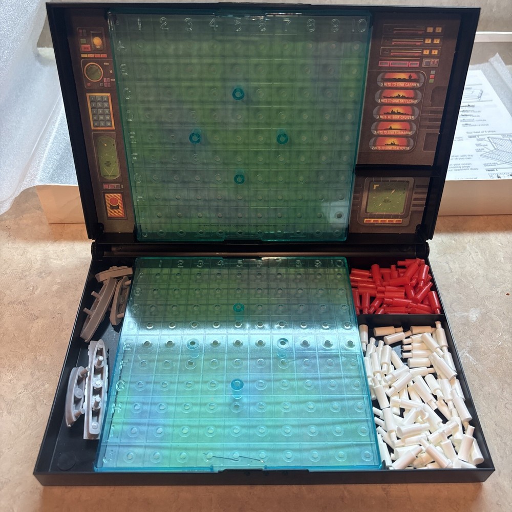 Vintage 1990 Classic Battleship Board Game 100% Complete