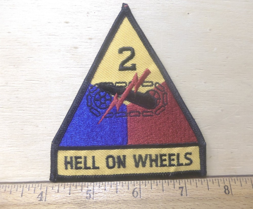 US Army - 2nd Armored Division Embroidered Patch