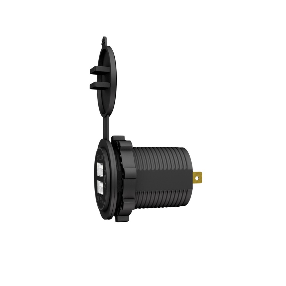 Phone Car Car Cigarette Lighter Socket USB Fast Charging Power Outlet Adapter