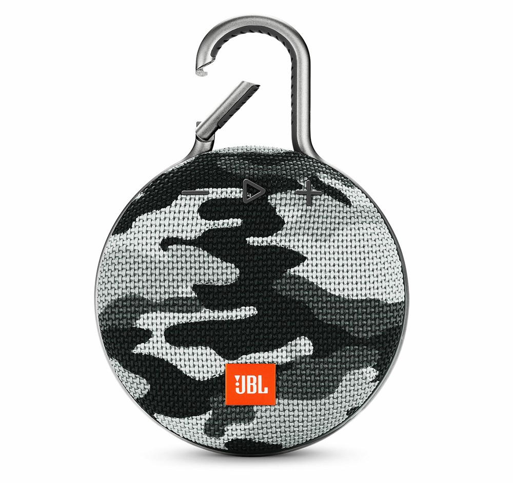 JBL Clip 3 Black Camo Portable Bluetooth Speaker (Open Box)
