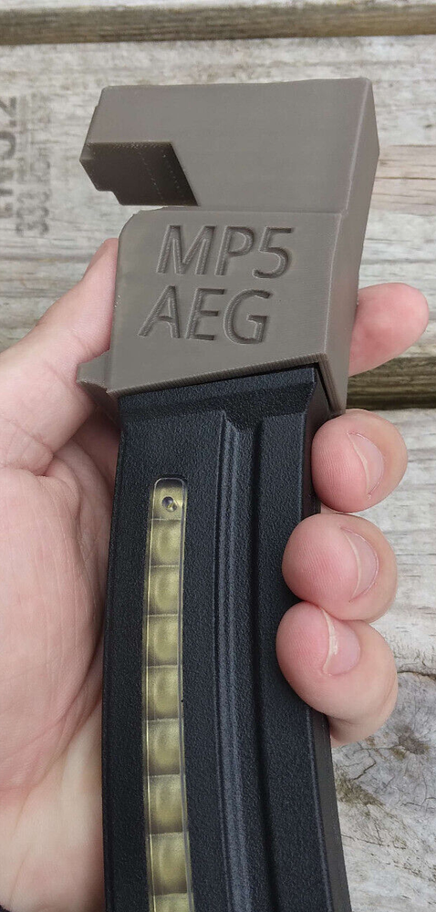 Airsoft MP5 AEG Odin Speedloader Adapter (Tan)