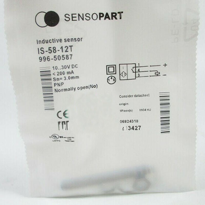 QTY:1 FOR    Inductive Proximity Switch Sensor 996-50587 IS-58-12T