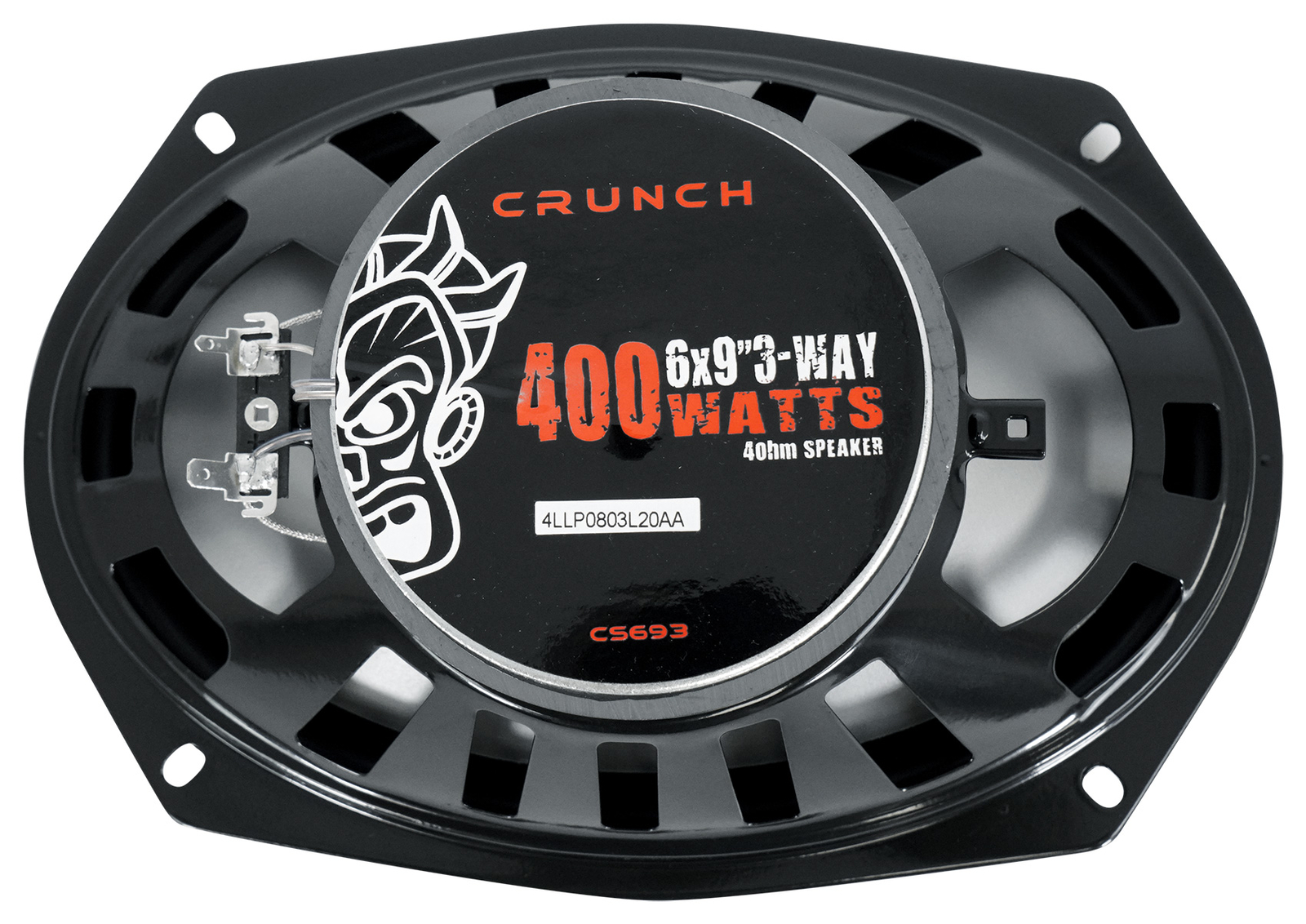 Pair Crunch CS693 6x9" Car Audio 3-Way Speakers 400 Watts Max