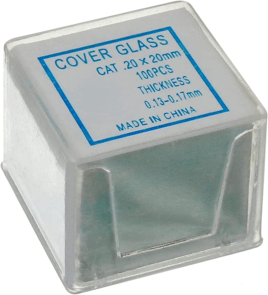 High-Quality Pre-Cleaned Microscope Slides and Cover Glasses Bundle with Drop...