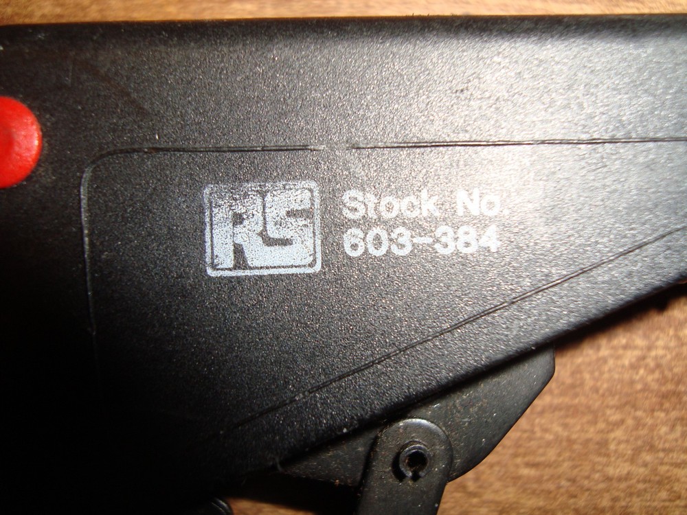 RS COMPONENTS STOCK NUMBER 603-384