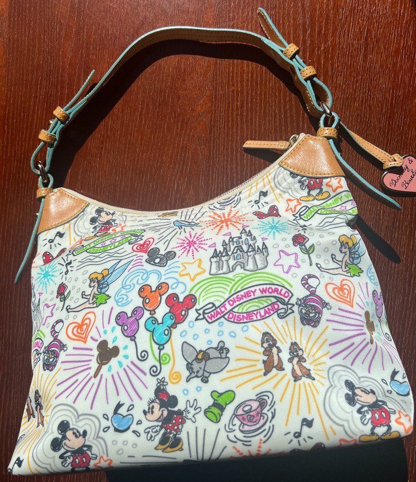 NEW Dooney & Bourke Disney Exclusive Limited Sketch Erica Champsac Shoulder Bag