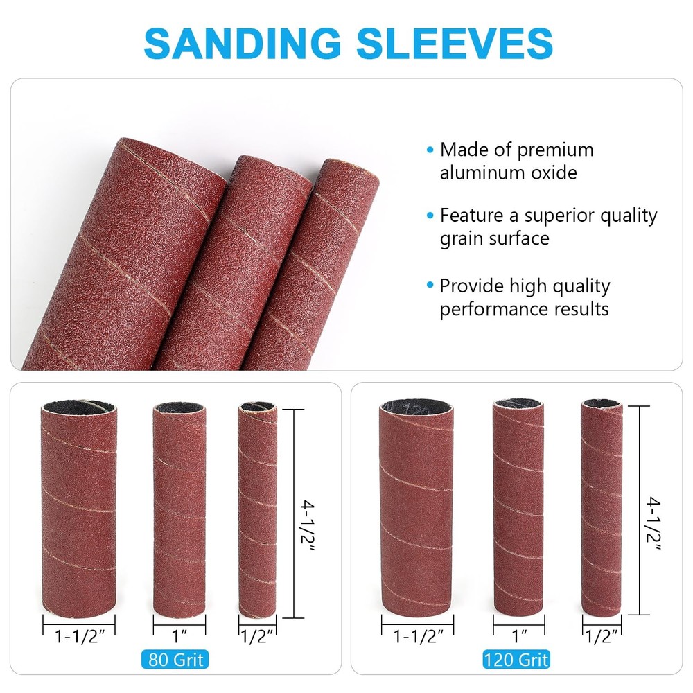 scottchen PRO Spindle Sander Adaptor 4-1/2" spindle sander kit 4-1/2'' 10pack