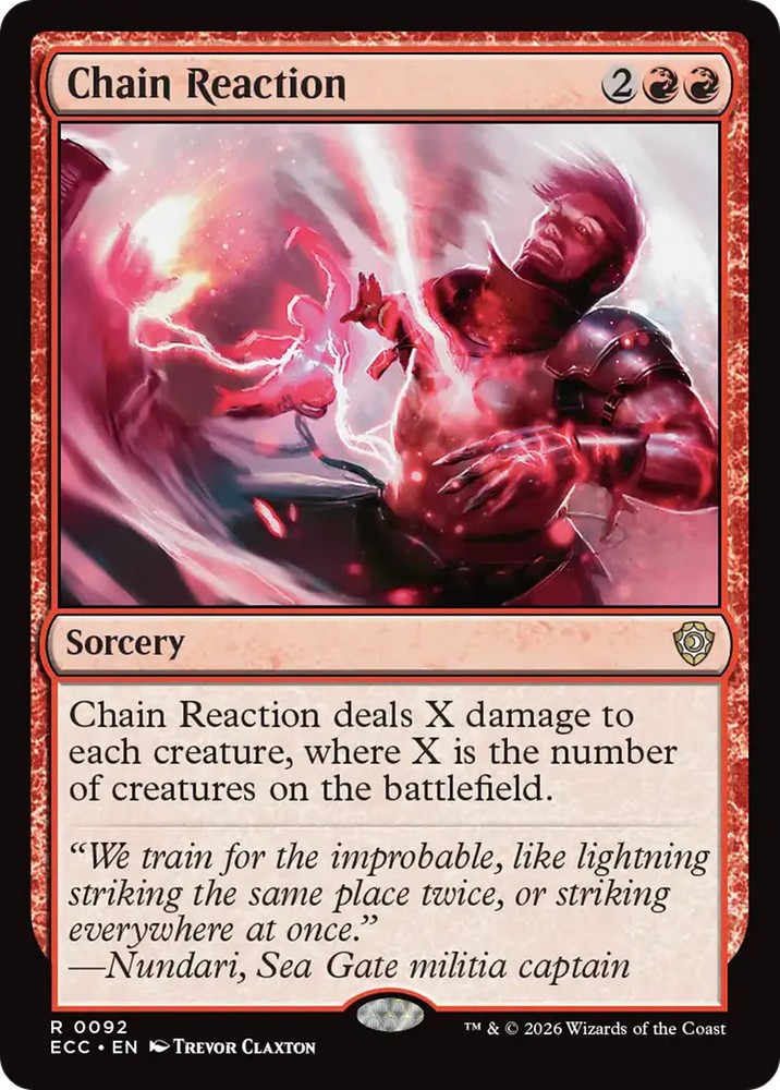 Chain Reaction [Lorwyn Eclipsed Commander]