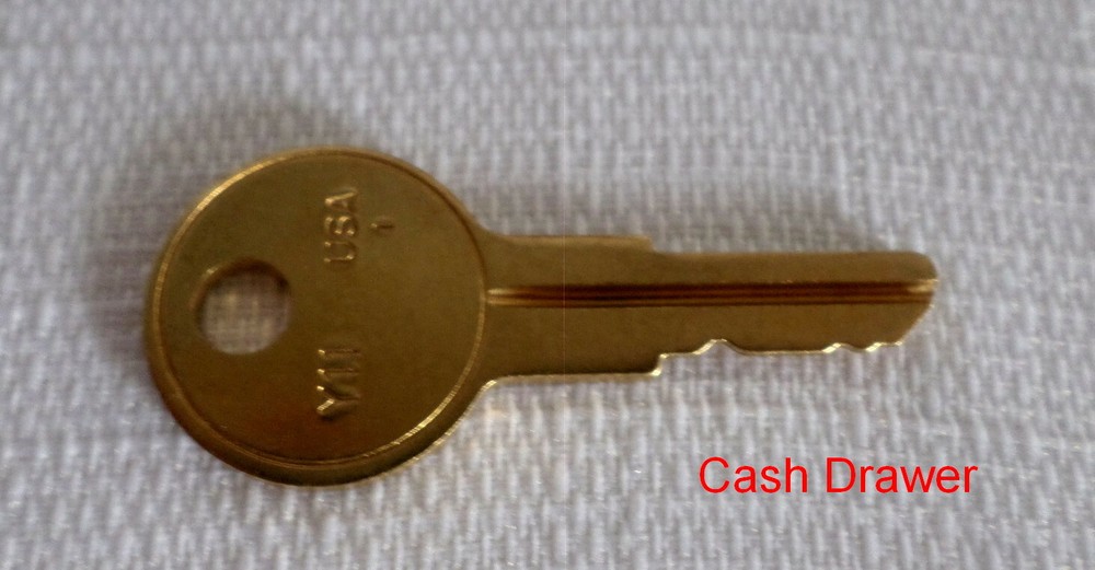 Sharp Cash Register Cash Drawer Key