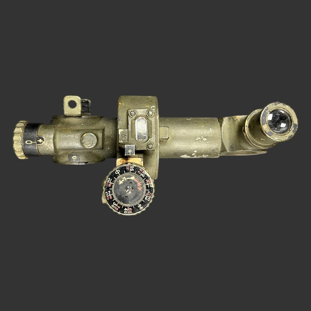 Antique WWII U.S. Army M5A2 Panoramic Telescope #14599 w/ Case