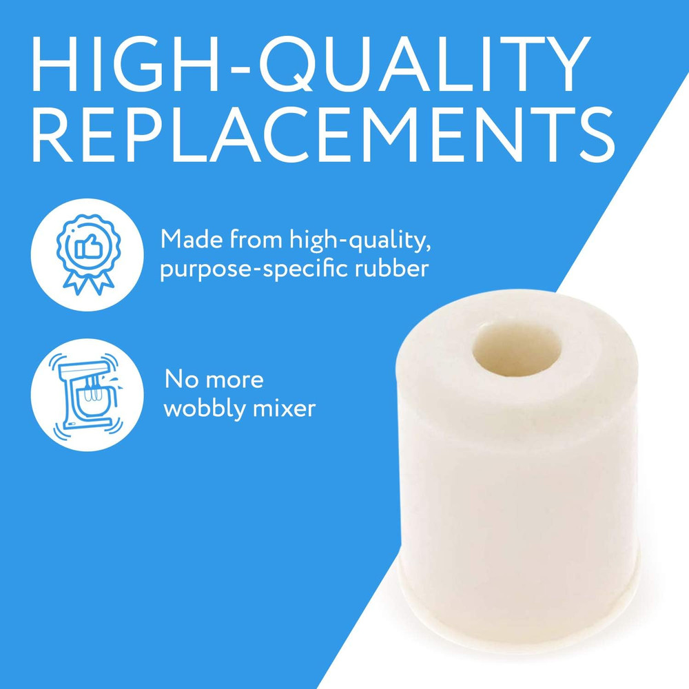 Rubber Feet for Mixer 5-Pack Replacement - Compatible with Kitchenaid Stand Mixe