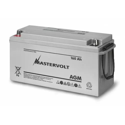 Mastervolt 62001600 12V AGM Battery, Group 4D