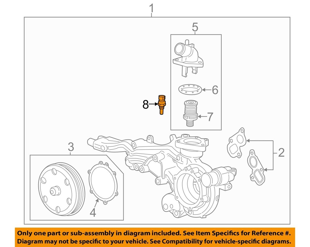 GM OEM-Coolant Temperature Sensor 12608814