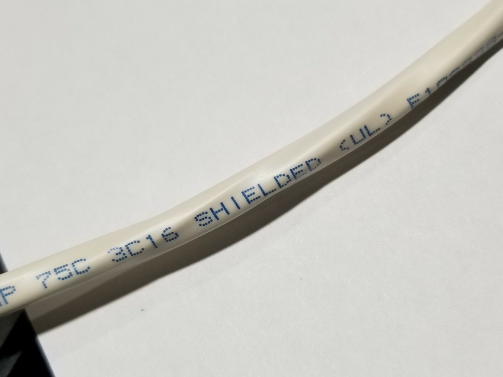 Belden 6201FE 16/3C Shielded Plenum Commercial Audio/Security Cable White /50ft