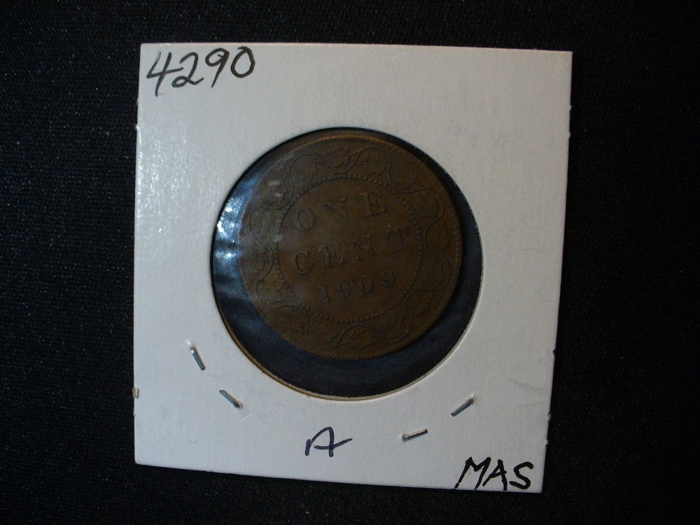 Canada 1909 Large Cent Coin