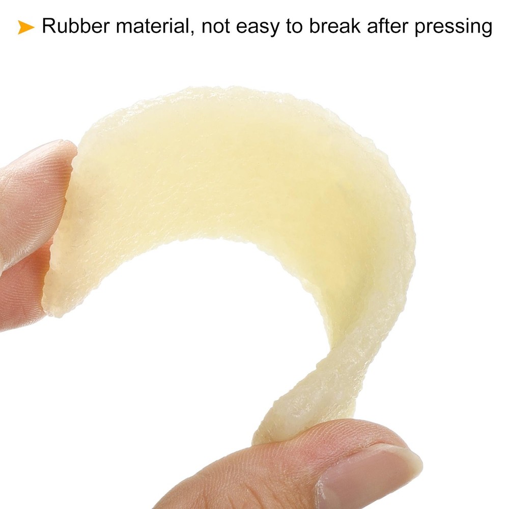 8pcs 70x40x6mm rectangle adhesive remove cleaning tool, white