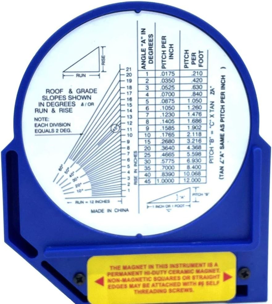 Versatile Magnetic Angle Finder - Perfect for Pipe Pitches & Precise Angles
