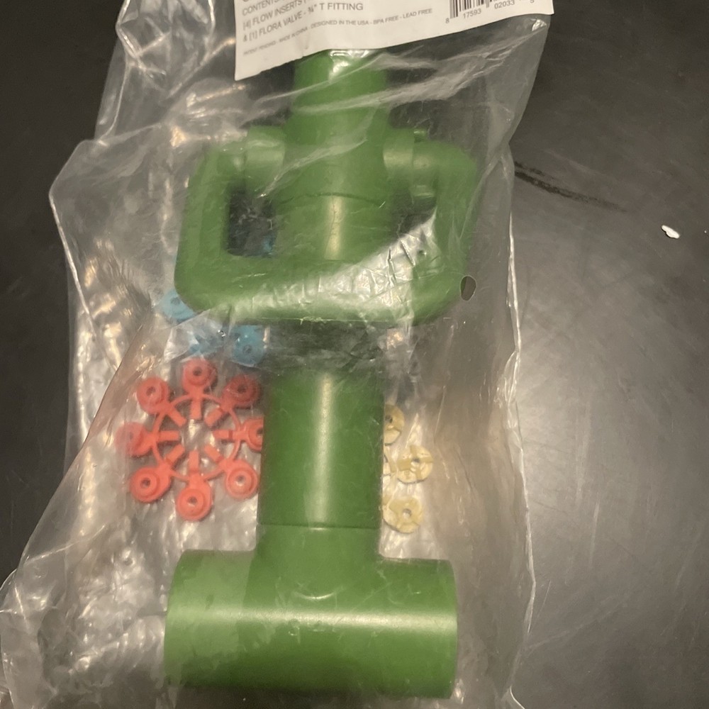 FloraFlex Pipe System Multi Flow 3/4'' TEE QDPS Multi Flow Bubbler, T - Fitting