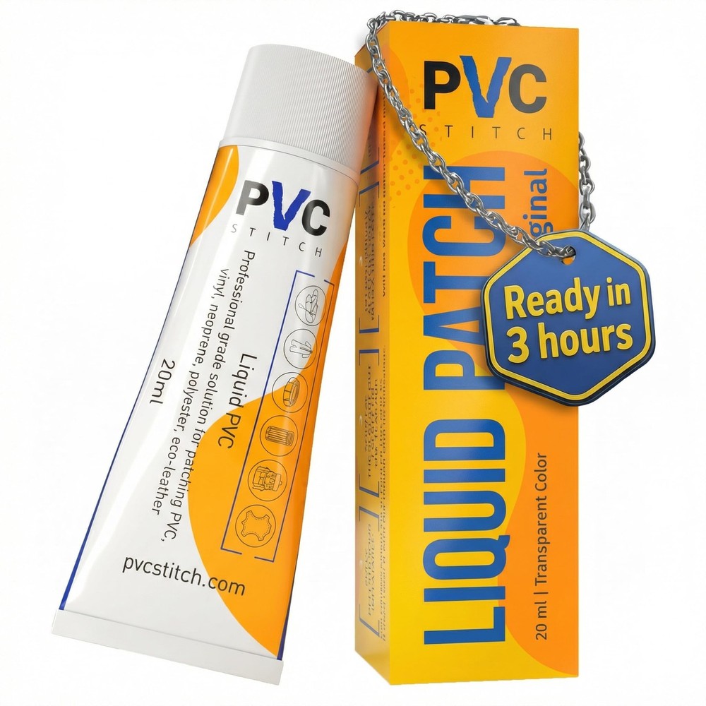 PVC Stitch Liquid Patch – Air Mattress Patch Kit Heavy Duty, Inflatable Patch...