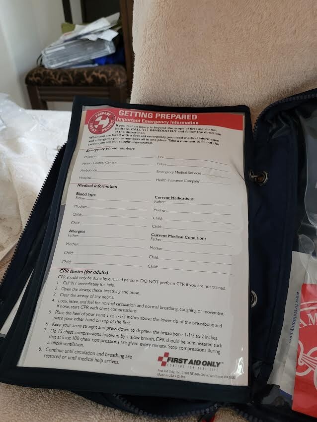 1st Class Outdoors 1st AID KIT